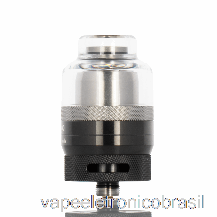 Vape Recarregável Voopoo Rta Pod Tank Preto E Prata